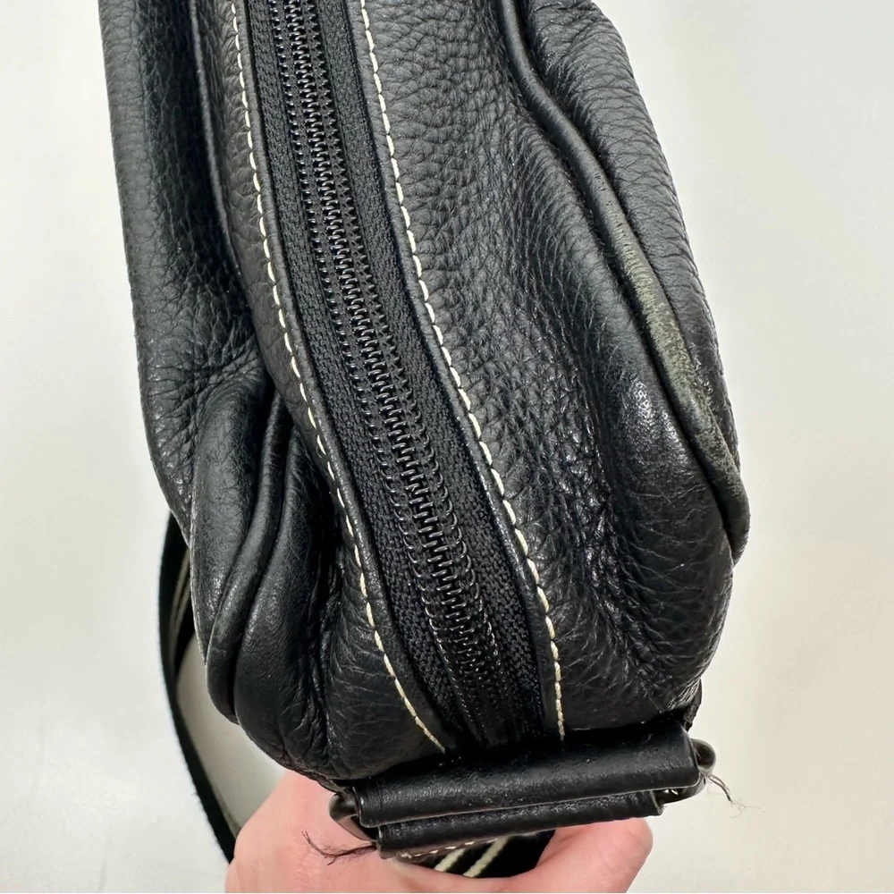StorkSak London Leather Diaper Bag Unisex